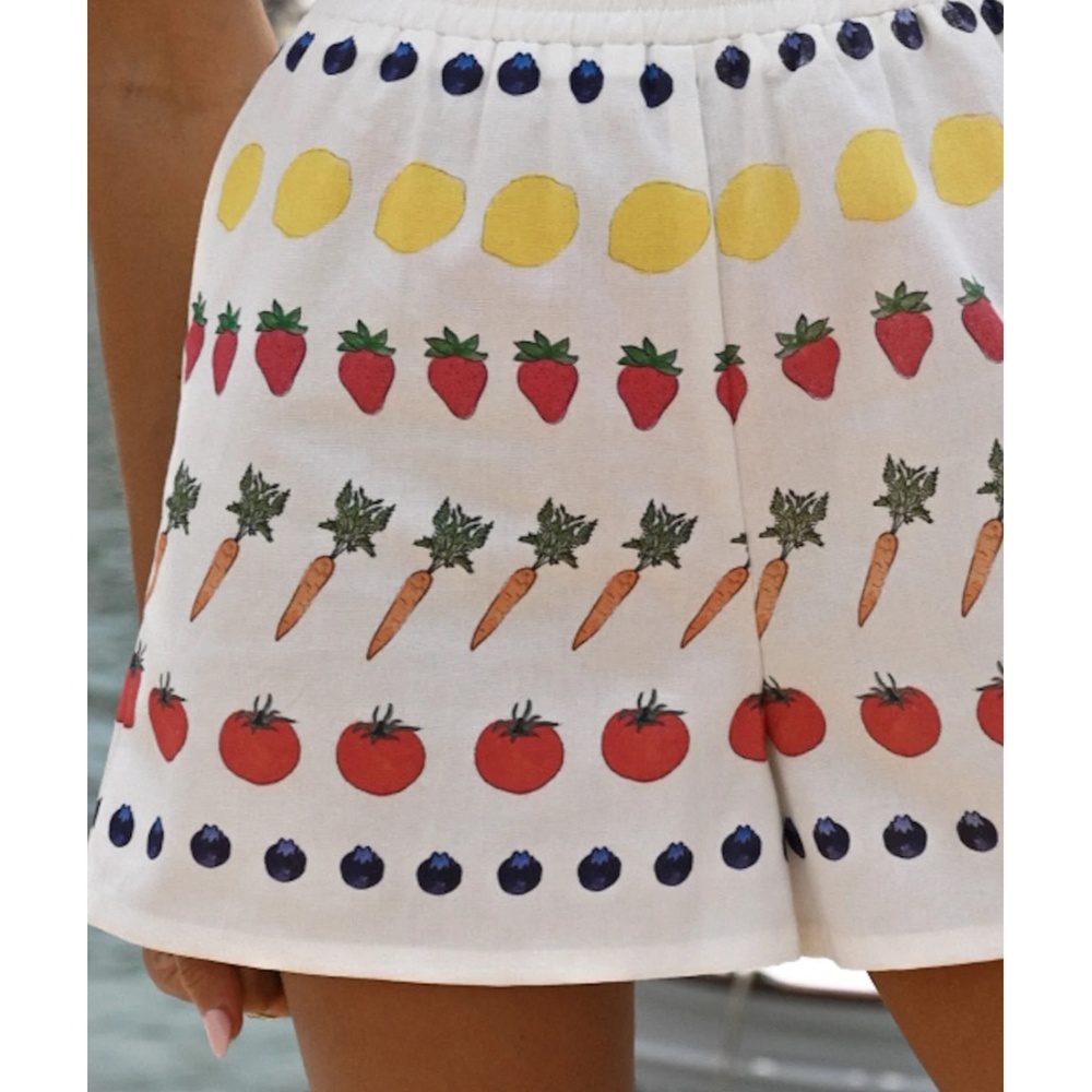 Yllw The Label Market Linen Shorts